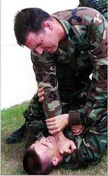 The chokehold(training demonstration)