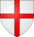 St George's cross; The emblem of England's patron saint. From C.1277, the national flag of England and Wales.