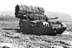 Churchill AVRE with fascine