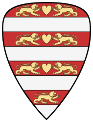  The "Árpád stripes": four silver and four red stripes
