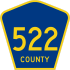 County Route 522 marker