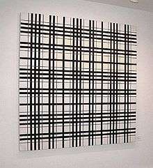 Field Grid: Omicron Eridani, oil on canvas