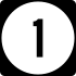MS Highway 1 marker