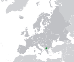 Location of &nbsp;Republic of Macedonia&nbsp;&nbsp;(green)in Europe&nbsp;&nbsp;(dark grey)&nbsp; –&nbsp; [Legend]