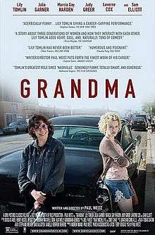 Grandma, the movie, theatrical release poster