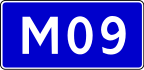 Highway M09 shield}}