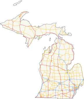 Michigan's state trunkline highways run through all 83 counties