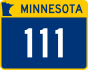 Trunk Highway 111 marker