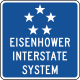 Eisenhower Interstate System sign