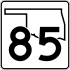 State Highway 85 marker