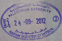 Entry stamp