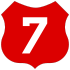 National Road 7 shield}}