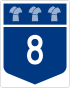 Saskatchewan Highway 8 shield