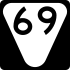 State Route 69 secondary marker