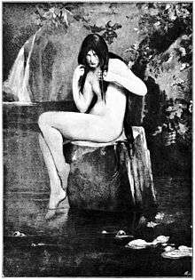 A melancholy kelpie sketched sitting on a rock