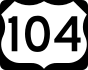 U.S. Route 104 shield