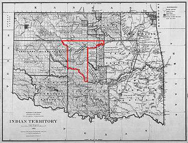 Map of the Unassigned Lands