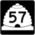 State Route 57 marker