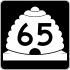 State Route 65 marker