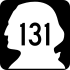 State Route 131 marker