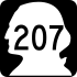 State Route 207 marker