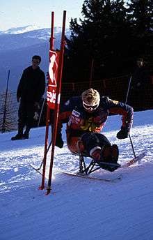 a sit skier