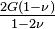 \tfrac{2G(1-\nu)}{1-2\nu}